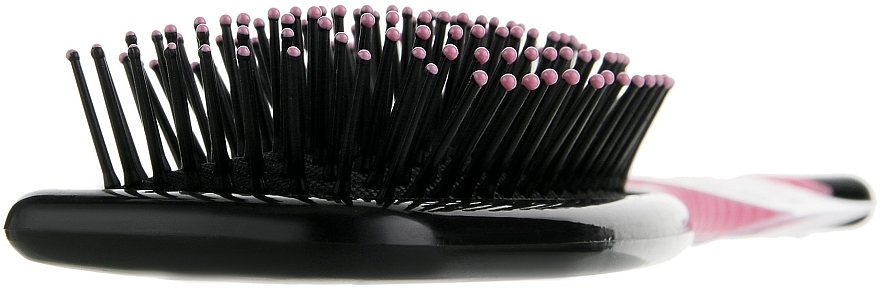 Hairbrush, RR-4009, black and pink - Christian — photo N25