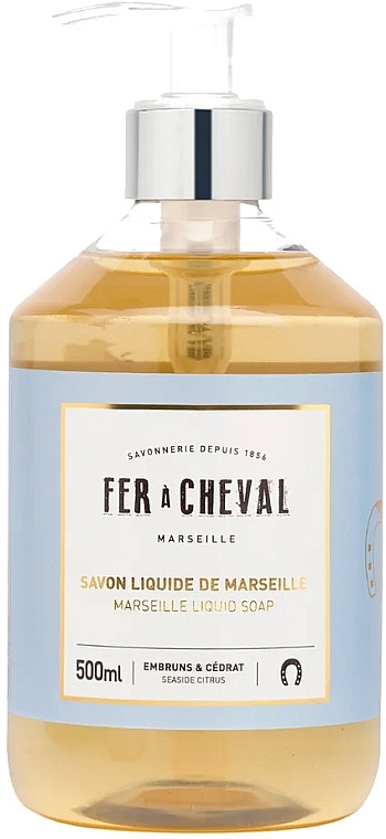 Seaside Citrus Marseille Liquid Soap - Fer A Cheval Marseille Liquid Soap Seaside Citrus — photo N1