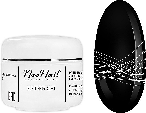 Nail Art Gel - NeoNail Professional Spider Gel — photo N3