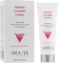 Fragrances, Perfumes, Cosmetics Eye & Lip Peptide Cream - Aravia Professional Peptide Complex Cream