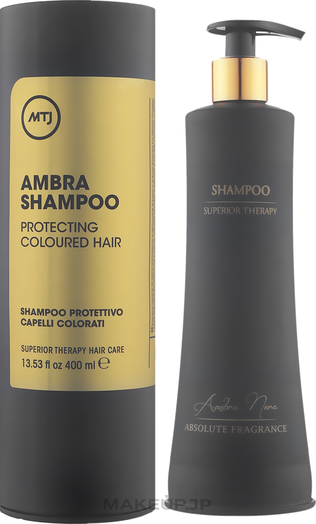 Normal Hair Shampoo - MTJ Cosmetics Superior Therapy Ambra Nera Shampoo — photo 400 ml