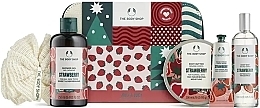 Set, 6 products - The Body Shop Jolly & Juicy Strawberry Big Gift — photo N1
