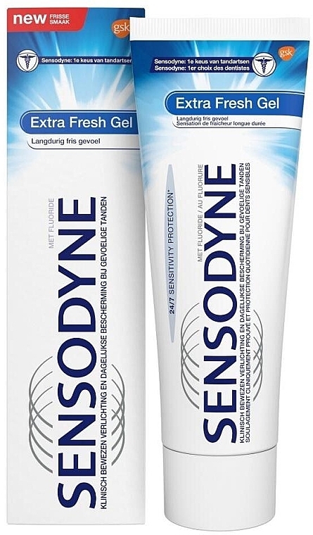 Gel Toothpaste for Sensitive Teeth - Sensodyne Extra Fresh Gel — photo N3