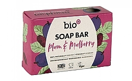 Fragrances, Perfumes, Cosmetics Plum & Mulberry Soap - Bio-D Plum & Mulberry Soap Bar