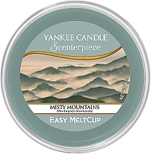 Fragrances, Perfumes, Cosmetics Scented Wax - Yankee Candle Misty Mountains Scenterpiece Melt Cup