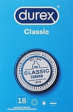 Fragrances, Perfumes, Cosmetics Classic Condoms, 18 pcs. - Durex Classic Condoms