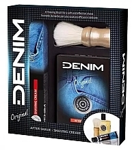 Fragrances, Perfumes, Cosmetics Set - Denim Original (shav/cr/100ml + af/shave/lot/100ml + shav/brush)