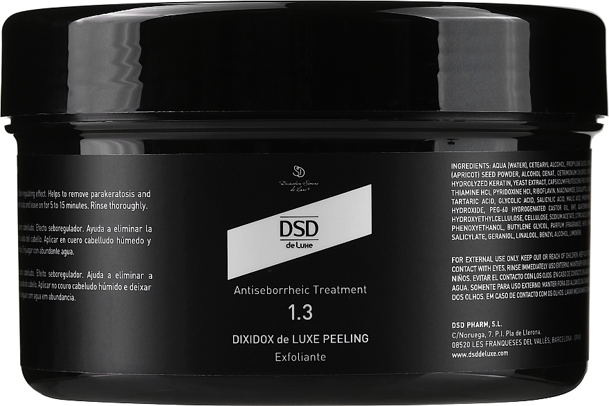 Dixidox DeLuxe Peeling #1.3 - Divination Simone De Luxe Dixidox DeLuxe Antiseborrheic Peeling — photo N4