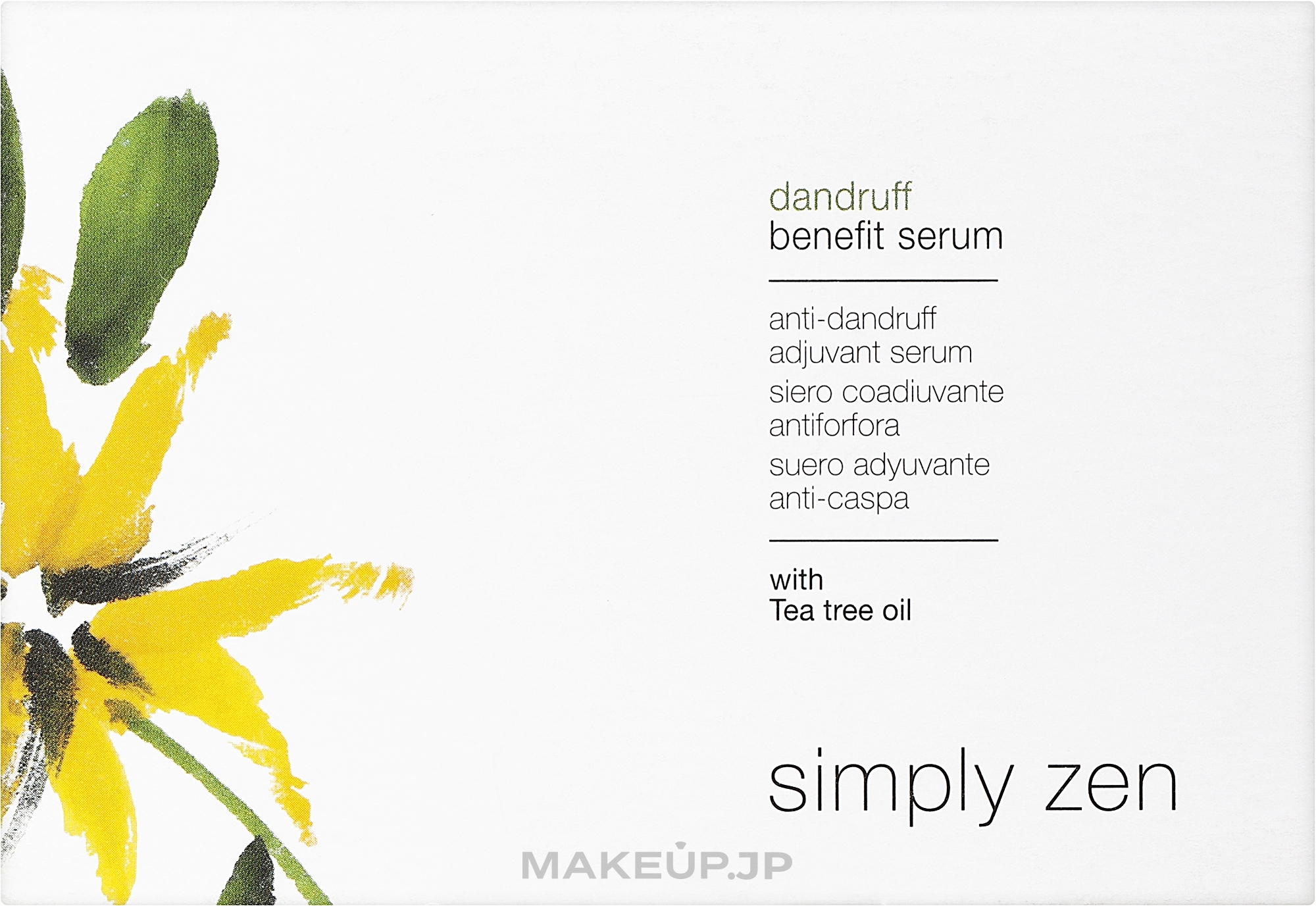 Anti-Dandruff Hair Serum - Z. One Concept Simply Zen Dandruff Serum — photo 12 x 5 ml