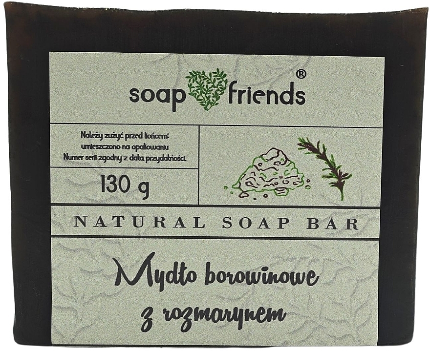 Mud & Rosemary Glycerin Body Soap - Soap&Friends  — photo N3