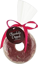 Donut-shaped Bath Bomb "Chocolate Sauce" - I Heart Revolution Chocolate Dipped Bath Fizzer — photo N1