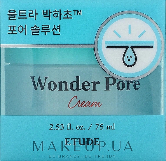 Mattifying Pore Tightening Cream - Etude Wonder Pore Cream — photo N3