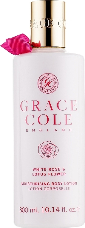 Body Lotion "White Rose and Lotus Flower" - Grace Cole White Rose & Lotus Flower Body Lotion — photo N1