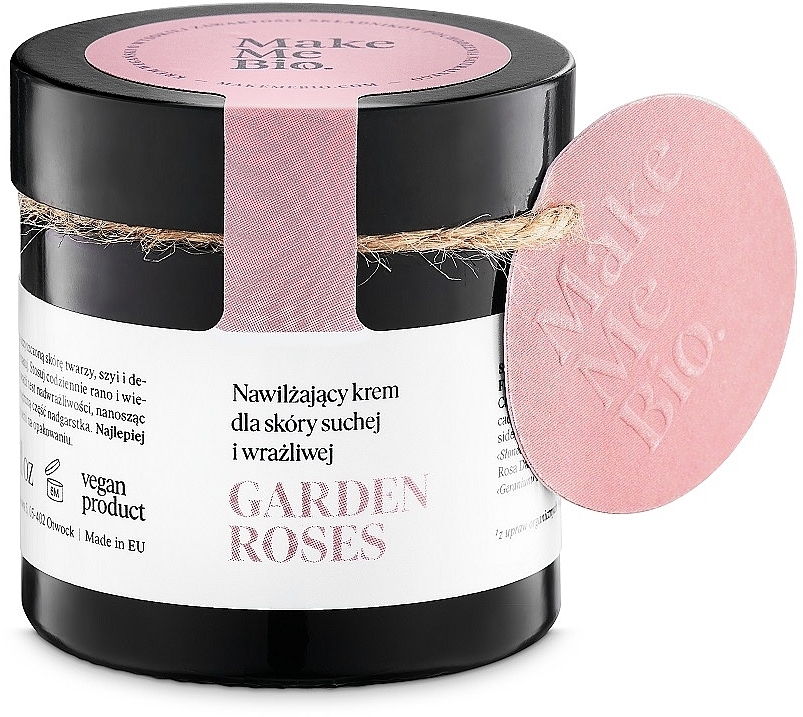 Dry and Sensitive Skin Moisturizing Face Cream - Make Me BIO Garden Roses — photo N1