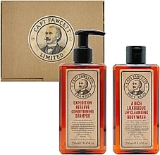 Fragrances, Perfumes, Cosmetics Set - Captain Fawcett Expedition Reserve Wash Set (sh/gel/250ml + shm/250ml)