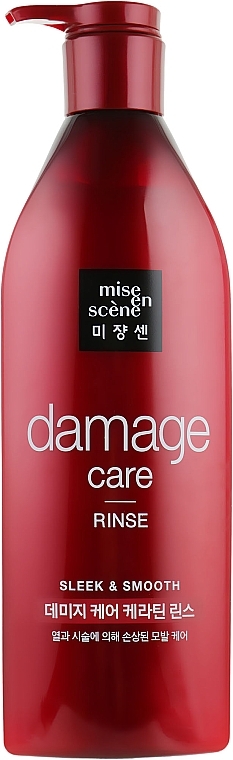 Damaged Hair Conditioner - Mise En Scene Damage Care Rinse — photo N1