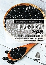 GIFT! Moisturizing Black Bean Sheet Mask - Orjena Natural Moisture Mask Sheet Black Bean — photo N1