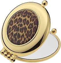 Fragrances, Perfumes, Cosmetics Pocket Mirror, magnification X3, 65mm - Janeke Golden Double Mirror