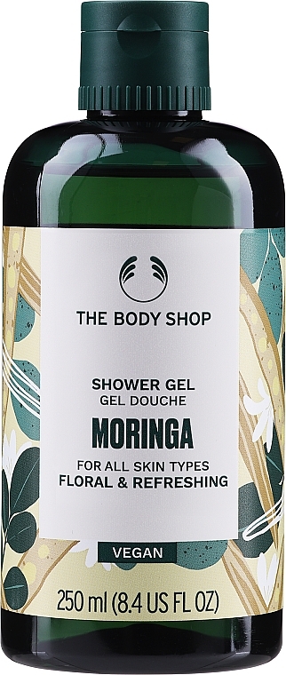 Shower Gel - The Body Shop Vegan Moringa Floral & Refreshing Shower Gel — photo N1