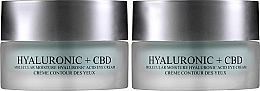 Fragrances, Perfumes, Cosmetics Set - London Botanical Laboratories Hyaluronic acid+CBD Molecular Moisture Surge Eye Cream (cr/20ml + cr/20ml)
