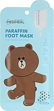 Fragrances, Perfumes, Cosmetics Exfoliating Foot Mask - Mediheal Line Friends Paraffin Foot Mask