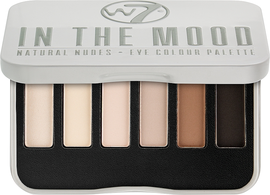 Eyeshadow Palette - W7 Natural Nudes 6 Eye Colour — photo N2