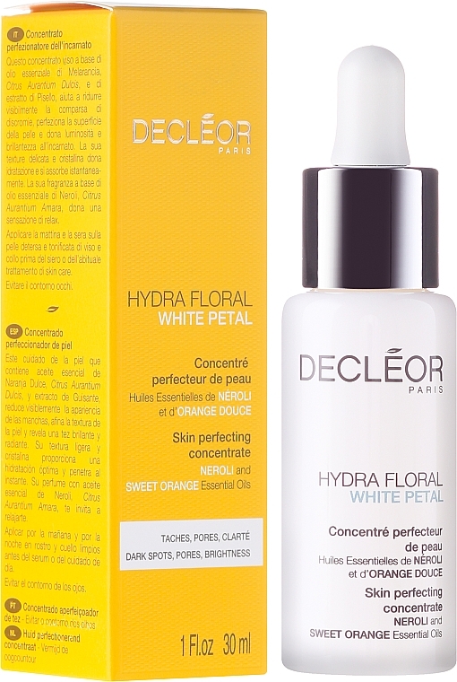 Concentrate for Face - Decleor Hydra Floral White Petal Skin Perfecting Concentrate — photo N4