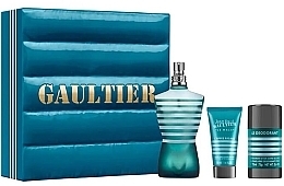 Fragrances, Perfumes, Cosmetics Jean Paul Gaultier Le Male - Set (edt/125ml + ash/balm/50ml + deo/stick/75ml)