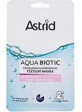 Stimulating & Moisturizing Textile Mask - Astrid Aqua Biotic Anti-Fatigue and Quenching Tissue Mask — photo N1