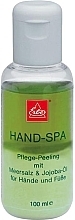 Fragrances, Perfumes, Cosmetics Hand Peeling with Sea Salt & Jojoba Oil - Erbe Solingen Hand-Spa