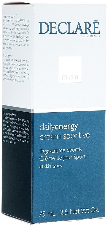 Sport Day Cream - Declare Men Daily Energy Cream Sportive — photo N1
