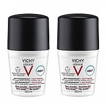 Fragrances, Perfumes, Cosmetics Set - Vichy Deo Anti-Transpirant 48H (deo/50ml + deo/50ml)