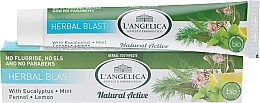 Fragrances, Perfumes, Cosmetics Herbal Blast Toothpaste - L'Angelica