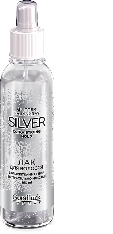 Extra Strong Hold Hair Spray "Silver" - Supermash Goodluck Silver Hair Spray — photo N1