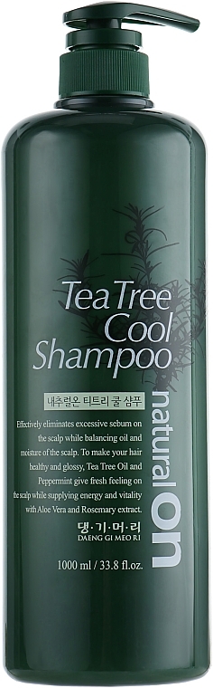 Cooling Tea Tree Shampoo - Daeng Gi Meo Ri Naturalon Tea Tree Cool Shampoo — photo N3