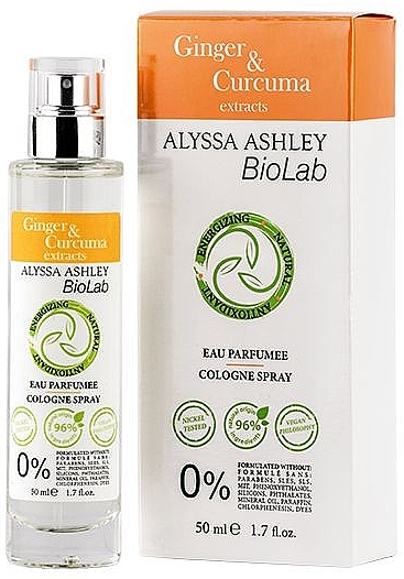 Alyssa Ashley Biolab Ginger & Curcuma - Eau de Cologne — photo N1