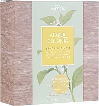 Fragrances, Perfumes, Cosmetics Maurer & Wirtz 4711 Aqua Colognia Lemon & Ginger - Set (edc/50ml + sh/gel/75ml)