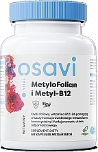 Fragrances, Perfumes, Cosmetics Metylofolian + Metyl B12 Capsules - Osavi MetyloFolian + Metyl B12