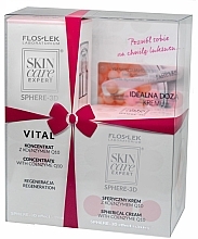 Fragrances, Perfumes, Cosmetics Set - Floslek Skin Care Expert Vital (cream/10.5g + serum/30ml)