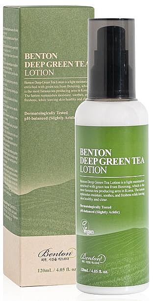 Moisturizing Green Tea Lotion - Benton Deep Green Tea Lotion — photo N1