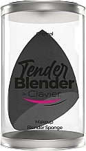 Fragrances, Perfumes, Cosmetics Slanted Makeup Sponge, black - Clavier Tender Blender Super Soft