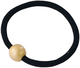 Hair Tie with Bead, black - Lolita Accessories — photo N1