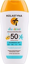 Kids Sunscreen Emulsion - Kolastyna SPF 50 Ochrona 4D — photo N1