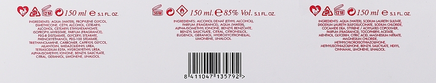 Instituto Espanol Aire de Sevilla Rosas - Set (edt/150ml + b/cr/150ml + sh/gel/150ml) — photo N20