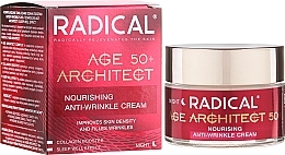 Fragrances, Perfumes, Cosmetics Nourishing Anti-Wrinkle Cream 50+ - Farmona Radical Age Architect Nourishing Anti Wrinkle Cream