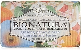 Soap "Ginseng & Barley" - Nesti Dante Bio Natura Ginseng & Barley Soap — photo N1