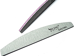 Fragrances, Perfumes, Cosmetics Nail File "Semicircle", 240/280 - Bling