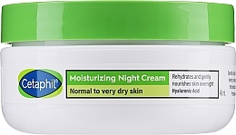 Fragrances, Perfumes, Cosmetics Hyaluronic Acid Moisturizing Face Night Cream - Cetaphil Moisturizing Night Cream