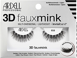 Flase Lashes - Ardell 3D Faux Mink 858 — photo N1