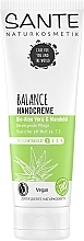 Fragrances, Perfumes, Cosmetics Balancing Hand Cream 'Aloe & Almond' - Sante Balance Aloe Vera & Almond Oil Hand Cream
